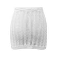 thumbnail image 3 of Women's Crochet Beach Cover Up Skirt Hollow Out Tie Side Summer Seaside Swimsuit Skirt Casual Boho Style, 3 of 3