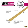 thumbnail image 3 of M-D Building Products 79111 72 In. Satin Brass Aluminum Tile Edging w/ Screw Nails, 3 of 7