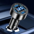 thumbnail image 4 of Cargador Coche 66 W Adaptador Corriente Azul 4 Puertos para (4USB), 4 of 6