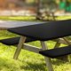 thumbnail image 5 of Juego de 3 piezas de 72 pulgadas para mesa de picnic y banco, cubierta de mantel ajustable, vinilo negro, mesa de picnic y banco, cubierta de mantel ajustable, 5 of 5
