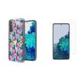 thumbnail image 1 of Bemz Hybrid TPU Case for Samsung Galaxy S21 Ultra with (2 Pack) Tempered Glass Screen Protectors and Touch Tool - Cool Pineapples, 1 of 8