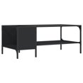 thumbnail image 2 of vidaXL Coffee Table with Rack Accent Side End Desk Furniture Engineered Wood, 2 of 6