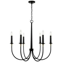 6 Light Chandelier In Transitional Style-28.75 Inches Tall And 30.5 Inches Wide     -Traditional Installation Capital Lighting 445661Kb
