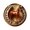 C, variant on Hioecau Brooch Pin Golden Horseshoe Design Scratch Resistant Brooch Round Shape Lapel Badge Clothes Accessories