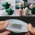 thumbnail image 1 of Molde de vela de estatua de cactus 3D, escultura de cactus de silicona, velas aromáticas de arcilla, adorno de jabón, moldes de fundición de resina Baoblaze Molde de cactus, 1 of 8