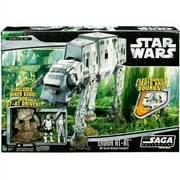 Star Wars Return of the Jedi Deluxe Action Figure Vehicle Set - ENDOR AT-AT w/ Biker Scout & Driver