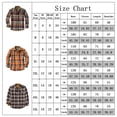 thumbnail image 2 of Askfv Flannel Shirt for Men Casual Buffalo Plaid Long Sleeve Mens Single-Breasted Flannel Coat, 2 of 4