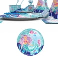 thumbnail image 2 of MasteelfCA 24PCS 7 Inches Mermaid Disposable Paper Plates Cake Dish Wedding Party Decoration, 2 of 7