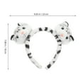 thumbnail image 3 of 2 diademas de piel sintética con orejas de tigre, diadema de peluche con orejas de tigre, adorables diademas de imitación de tigre, 3 of 8