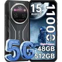 OUKITEL WP55 Pro 5G Rugged Smartphone Unlocked Android 15-48GB 512GB/2TB Rugged Cellphones, 6.6''FHD Display 108MP Rear Camera 11000mAh(33w) Battery Waterproof Mobile Phone, IP68/IP69K/NFC