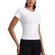 thumbnail image 1 of Remera CRZ YOGA XX-S de cintura, transpirable, blanca, 1 of 6