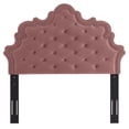 thumbnail image 3 of Modway Arabella Button-Tufted Performance Velvet Full/Queen Headboard, Red, 3 of 7