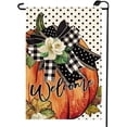 thumbnail image 2 of Hello Winter Garden Flag 12.5x18 Double Sided Burlap Gnome Snowflakes Garden Yard Flags for Winter Christmas Seasonal Outside Outdoor House Decoration (ONLY FLAG), 2 of 6