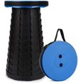 thumbnail image 1 of Tabouret Pliant Portable (Bleu), Tabouret Rétractable 2ème Génération, Tabouret de Camping pour Pêche/barbecue/activités Intérieures/extérieures, Charge Max 397LB, 1 of 4