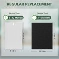 thumbnail image 4 of HPA300 Hepa Filter Replacement Compatible with Honeywell HPA300 HEPA Air Purifier for Extra Large Rooms, Fits for Honeywell Air Purifier Filter Replacement - Models HPA300 HPA300VP HPA, 4 of 7