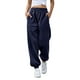 thumbnail image 1 of Pantalones deportivos Gvraslvet para mujer, cintura alta, cintura alta, negros, 1 of 5