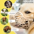 Dog Muzzle, Basket Muzzle for Biting, Chewing and Scavenging, Humane