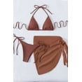 thumbnail image 5 of Halter Neck Bikini Three Piece Set (S, Black), 5 of 9