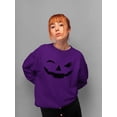 thumbnail image 2 of Evil Smile Halloween Graphic - Women's Sweatshirt, 2 of 4