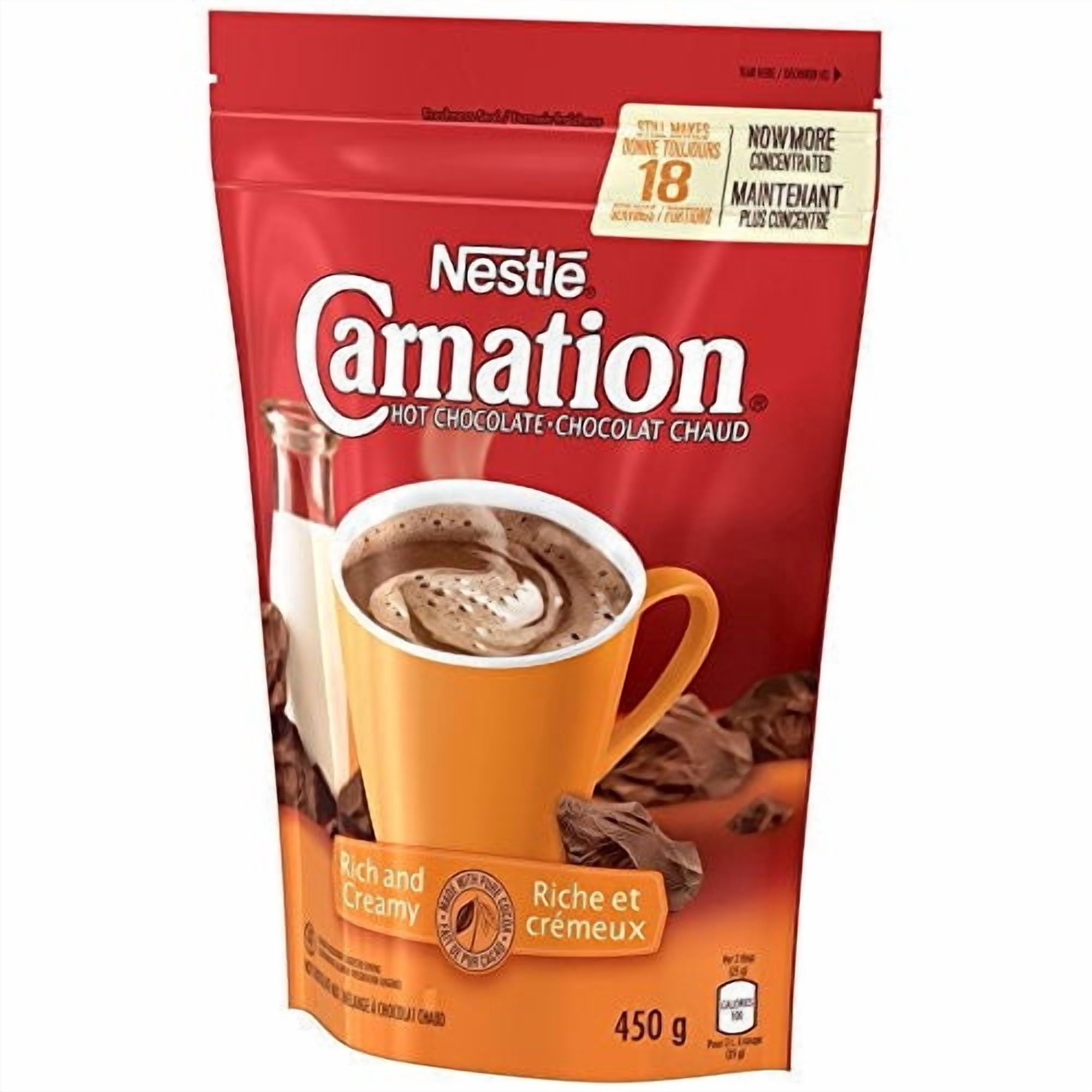 Nestle Carnation Rich and Creamy Hot Chocolate Mix, 450g