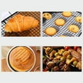 thumbnail image 3 of Cake Cooling Rack Non Stick Biscuit Dish Grid Tray for Kitchen Baking Grilling, 3 of 8