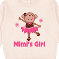 thumbnail image 3 of Inktastic Mimi's Girl Monkey Toddler Sweatshirt, 3 of 4