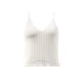 thumbnail image 1 of Ropa Playa Ocean Pacific para Mujer Blusa Corta Tejida Sin Manga Cuello V Blanco Talla M, 1 of 4