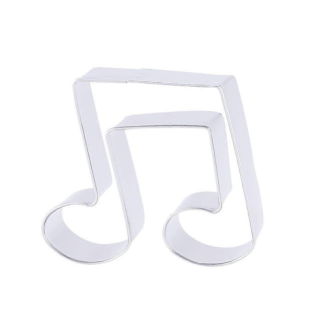 Chocolate Moulds Cookie Mold Musical Note Shape Baking Tool For Cakes And Chocolates Silver 6 5 X 5 5 X 2 5 Cm DIY Chocolate 1Pack