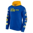 thumbnail image 2 of Men's Fanatics  Royal/Gold Los Angeles Rams Patched Out Pullover Hoodie, 2 of 3