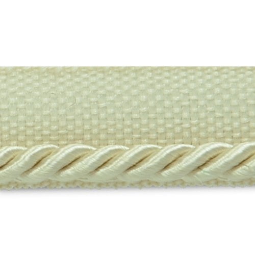 (Ivory) - Expo International 20-Yard Ebony Twisted Lip Cord Trim Embellishment, 0.3cm , Ivory