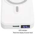 thumbnail image 5 of Riousery Wireless Portable Charger 10000mAh Magnetic Power Bank 15W PD Fast Charging LED Display Battery Pack for iPhone 14 13 12 Mini White (5.51 inches / 14.00 cm), 5 of 9