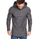 thumbnail image 4 of Sudadera deportiva con capucha atlética de moda para hombre Sudadera de lana de color sólido Adepaton CJWUS-6765, 4 of 6