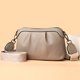 thumbnail image 4 of Bolsa De Hombro Bolsa de hombro de cuero PU de almohada suave para mujer para el ocio diario (gris) Sywqhk Para Estrenar, 4 of 8