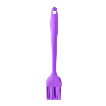 

70pcs Silicone Basting Brush Pancake BBQ Oil Brush Heat Resistant Pastry Butter Cooking Baking Tool Deep Purple