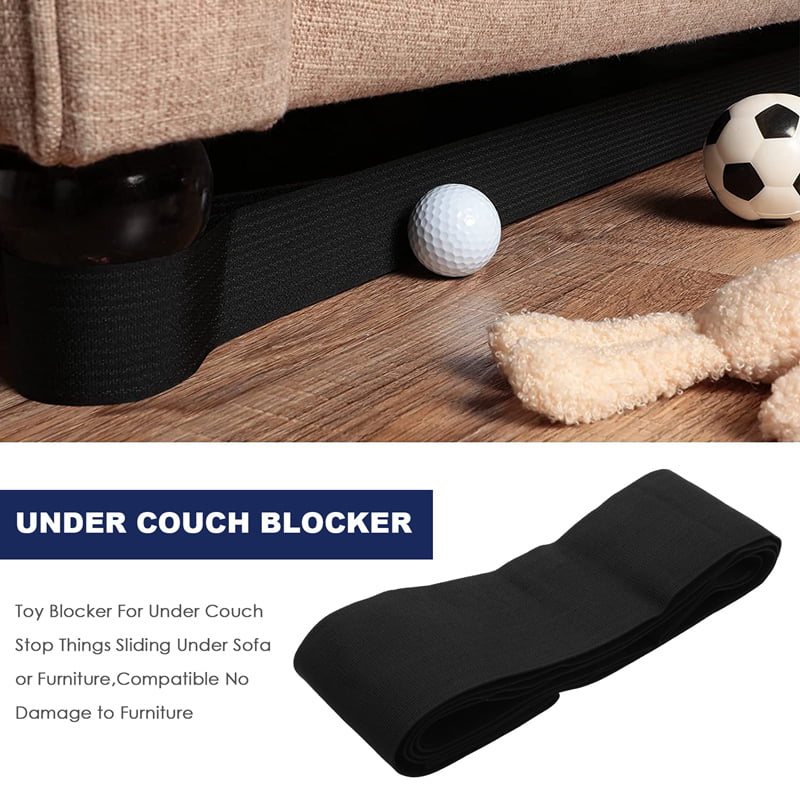 Toy Blocker for Under Couch, Stop Things Sliding Under Sofa or  Furniture,Compatible No Damage to Furniture 