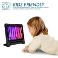 thumbnail image 2 of iPad Mini 6 Case 8.3", Kids Friendly Lightweight Durable EVA Shockproof Full Rugged Convertible Handle Foldable Stand Protective Cover, Black, 2 of 6