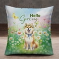 thumbnail image 2 of Shiba Inu Hello Spring Time Flower Floral Nature Pillowcase Double Sided Shibas Dog Lovers Gifts Idea Pillow Case Covers - 02031, 2 of 3