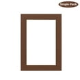 thumbnail image 2 of Chocolate Acid Free 10x12 Picture Frame Mats with White Core Bevel Cut for 8x10 Pictures - Fits, 2 of 3