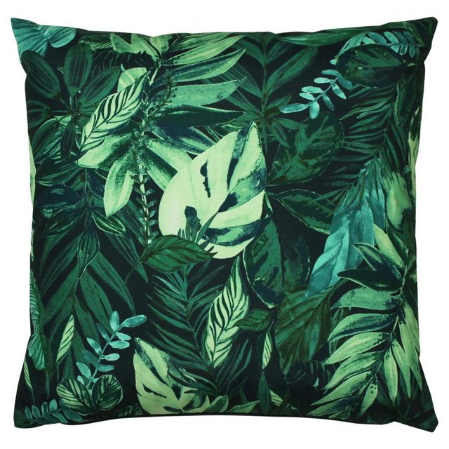 Furn Housse de Coussin d'Extérieur à Imprimé Jungle Psychédélique