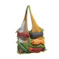 thumbnail image 2 of Bolso tote para mujer, diseño estético, tejido de punto, bolso de hombro moderno para picnic o trabajo. Verde, 2 of 9