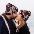 thumbnail image 5 of Kdxio Snake And Rose Winter Beanie for Men Women Beanie Knit Hat Cuffed Cap Beanie Knit Chunky Snow Cap, 5 of 6