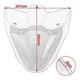thumbnail image 5 of Motorcycle Front Fender Beak Nose Cone Extension Cover Extender Cowl, 5 of 5