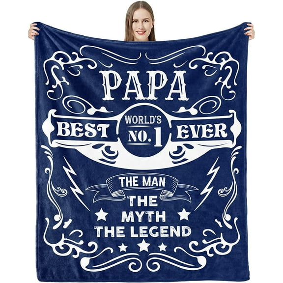 LHSHID Gifts for Dad Birthday Gifts from Daughter Son Birthday Fathers Day for Dad to My Dad Blanket Bday Present Ideas for Men Him Dads Daddy 30x40in