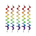 thumbnail image 1 of Easy Installation Garden Art, Durable Polyester Fabric Rainbow Wind Spinner, Kinetic Art Garden Decor For Outdoor Weather Resistance Mesmerizing Patterns (5 Pieces), 1 of 4