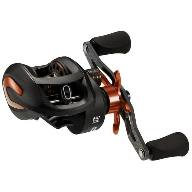 Baitcasting Reel 3 Gear Ratio 8.1kg Max Drag 8 BB Low Profile Carbon Handle Ultra Smooth 3 Color Fishing Reel ,Rigid Aluminum Skeletal Frame