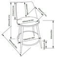 thumbnail image 4 of Tabouret de Bar Nora, Ensemble de 2, Beige, 4 of 8