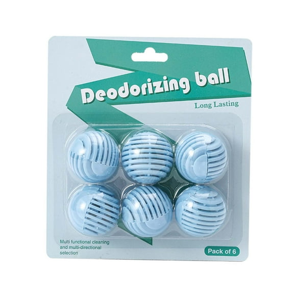 6-Pack Shoe Deodorizer Balls – Professional Foot Odor Eliminator for Sneakers & Bags, Long-Lasting Odor-Fighting Freshener to Neutralize Smell & Refresh Shoes
