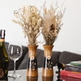 thumbnail image 4 of Rich and Natural Flower Mango Tree Wood Set of 2 Flower Vase, 4 of 6