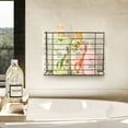 thumbnail image 4 of Mimifly Kitchen Wrap Organizer Rack, Wall-Mounted Cabinet Door Storage Shelf, Black, 11.6 x 3.9 x 8.7 Inches, 4 of 6