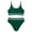 w93# Dark Green120, variant on Baby Toddler Swimsuit Fashionable Color Block Spaghetti Strap Scoop Neck Tops High Waist Bikini Set Casual Two Piece Summer Stylish Bathing Suit Breathable Cozy Beachwear,Black,13-14 Years